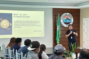 DOT eyes accreditation of more tourism enterprises in C. Luzon