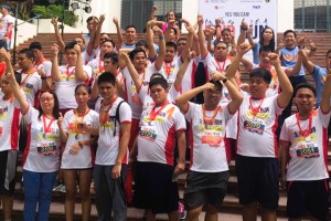 National para athletes sign up for PWD fun run