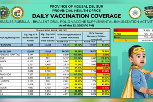 Agusan Sur towns exceed immunization targets