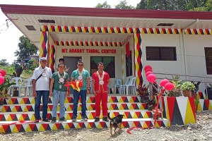 Agusan Sur IP community gets P3.5-M tribal center