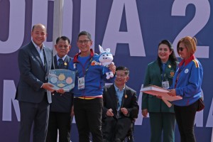 PH flag hoisted at Cambodia ASEAN Para Games