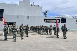 AFP deploys marine amphibious force to Palawan