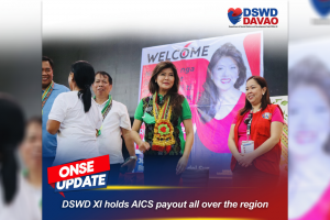 DSWD disburses P33.4M to AICS beneficiaries in Davao Region