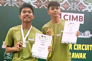 Squash player Buraga reaches Borneo Junior Open quarterfinal