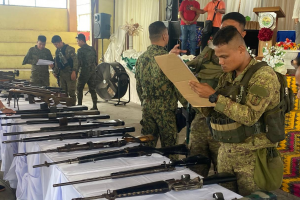 Maguindanao Norte town execs surrender 36 guns, explosives