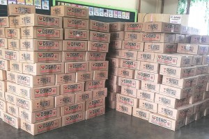 Release of DSWD's food packs for Egay victims ‘way above target’