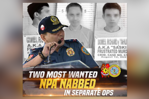 Separate ops net two NPA rebels in Caraga