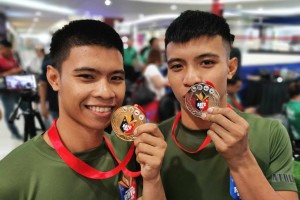 Iloilo kickboxer beats twin brother to claim ROTC Games gold