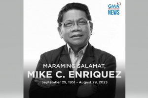 Veteran broadcaster Mike Enriquez signs off; 71