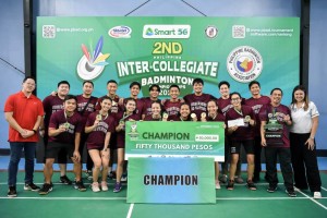 UP defends PH intercollegiate badminton title