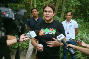 VP Sara leads release of hawksbill turtle hatchlings in Davao City