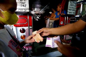 LTFRB: P1 provisional jeepney fare hike takes effect Oct. 8