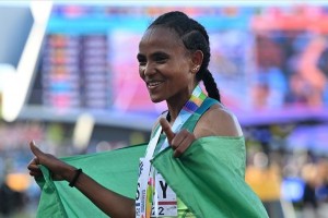 Ethiopian runner Gudaf Tsegay sets women's 5000-meter world record