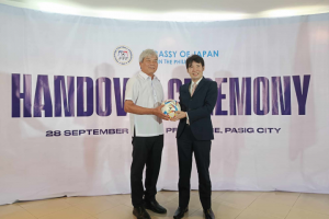 PFF gets new equipment from Japan embassy