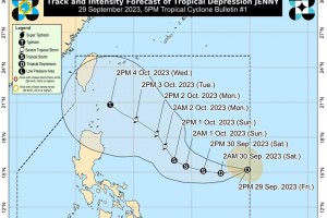 LPA develops into Tropical Depression Jenny