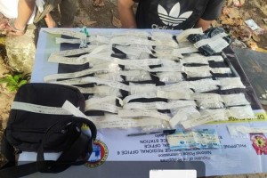 P10-M worth of ‘shabu’ seized in anti-drug ops in Iloilo town