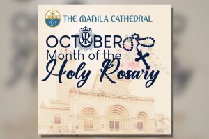 Manila Cathedral showcases Virgin Mary images for Rosary Month