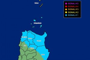 Batanes still under Signal No. 2 as Jenny heads over the PH Sea