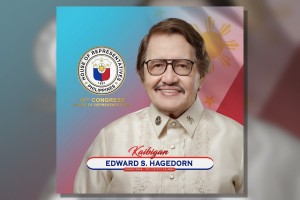 Palawan Rep. Edward S. Hagedorn passes away at 76