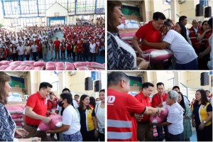 DSWD distributes rice for 3K poor families in Bulacan