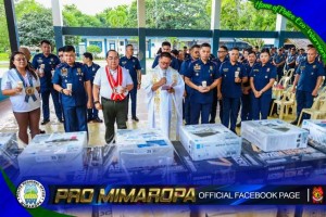 Romblon cops get ICT equipment, mobility assets