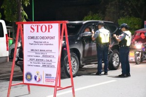 C. Luzon gun ban drive nets 195 arrests, 233 firearms, deadly weapons