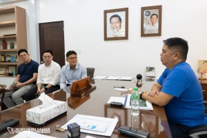 Korean bank team surveys Northern Samar road project