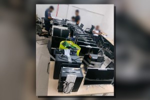 Police arrest 17 male Chinese nationals for cybersex