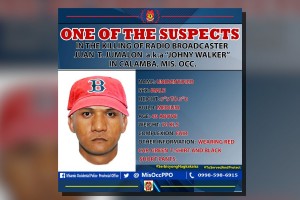 Composite sketch of suspect in Misamis Occidental broadcaster slay out