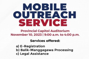 DMW mobile outreach service in Ilocos Norte set Nov. 10