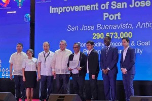 P290-M grant to upgrade feeder port in Antique's capital town