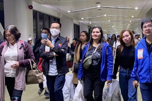 1st 2 OFWs from West Bank, 3rd batch from Lebanon arrive in PH