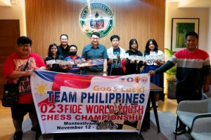 Team PH off to Italy for World Youth Chess tourney