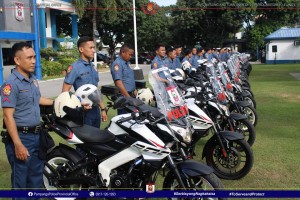 Pampanga prov'l gov't donates 23 motorcycles to police units