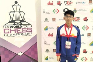 Arca settles for draw in 3rd round of World Youth Chess tourney