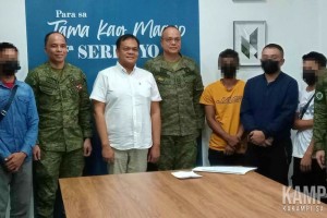 13 Moro, NPA rebels yield in S. Cotabato, Maguindanao