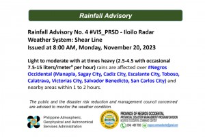 Some Negros LGUs cancel classes due to bad weather