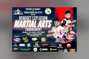 Benguet capital to witness mixed martial arts, kickboxing bouts