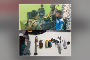 Self-confessed rebel yields firearm, explosives in Negros Oriental