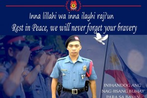 Northern Mindanao honor slain cop in line of duty