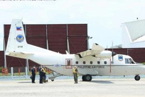 PAF cargo plane veers off runway in Palawan, crew unhurt