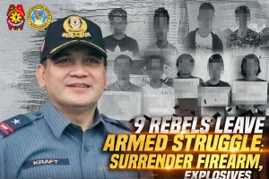 9 NPA rebels yield in Agusan Norte, Surigao Sur