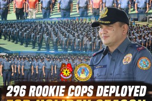 296 rookie cops to boost Caraga security for busy Christmas season