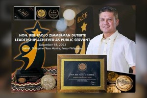 Davao solon cited as outstanding public servant