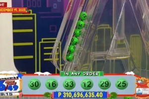 Ticket sold in QC wins P310-M Super Lotto jackpot