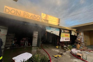 BFP urges precautions as fire hits grocery store in Ilocos Norte