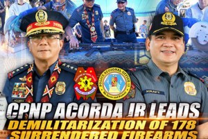 178 NPA firearms 'demilitarized' in Caraga