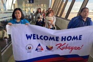 9 OFWs, 5 children arrive in PH from Lebanon: DMW