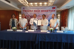 Taiwan donates 1,000 MT of rice to PH