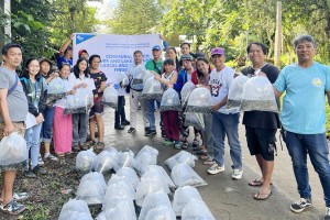 Provincial gov't distributes fingerlings to grow Laguna's food yield